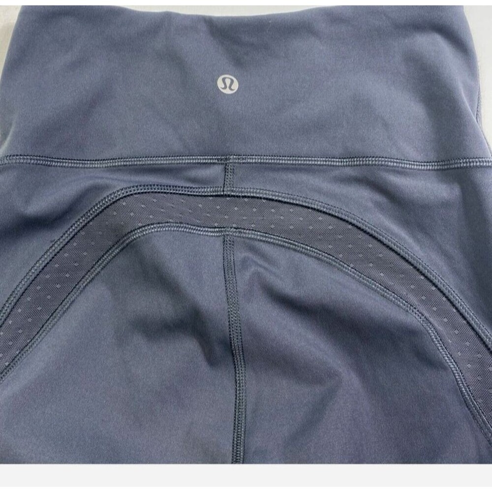Lululemon Womens Size 4 Revitalize Tight Blue Tied Womens Yoga Leggings